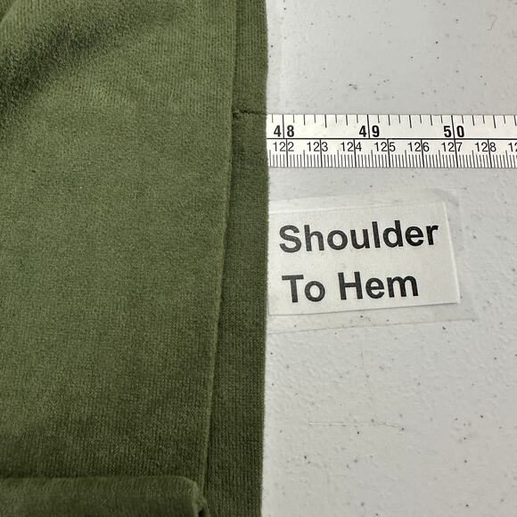 Herman Marcus Womens Jacket Size 18 Vintage Lagenlook Minimalist Olive - Picture 6 of 7